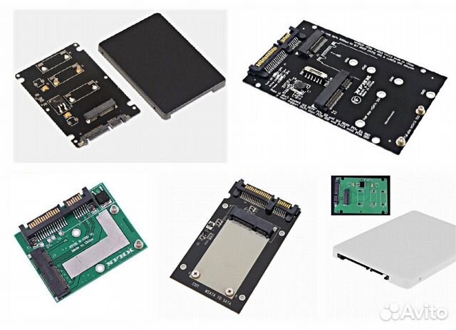 Переходник адаптер msata на SATA 2.5