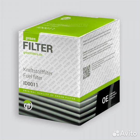 Green filter KF0111 Фильтр топливный