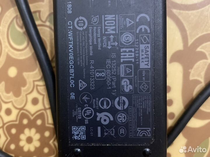 Оригинал Блок питания для ноутбука hp PPP009C