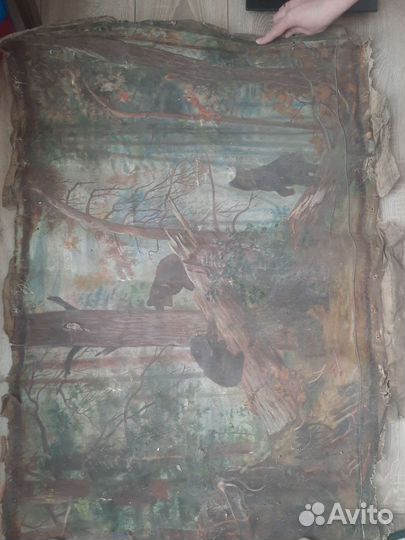 Картина маслом старая