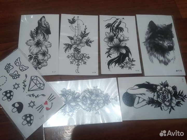 Временные татуировки