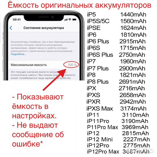 Батарея для iPhone