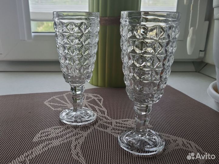 Бокалы стильные 16шт