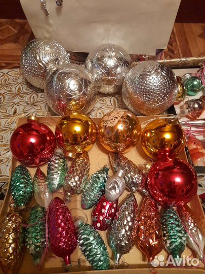 Елочные игрушки СССР