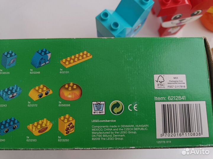 Конструктор lego duplo детский сад,ферма,животные