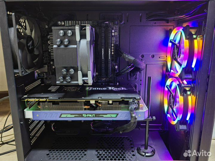 Игровой компьютер ryzen 5 2600, GTX1070