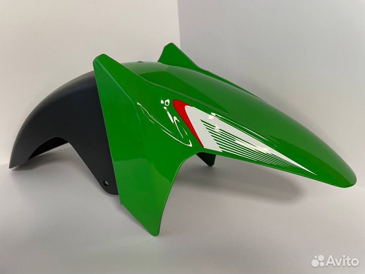 Крыло мопед пластик Зеленое Riva
