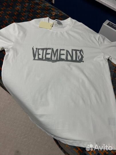 Vetements футболка оверсайз хит