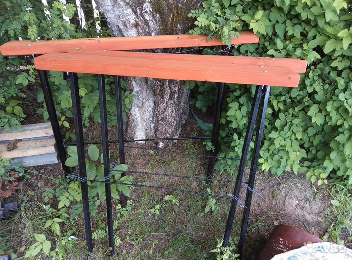 Скамейка уличная основа металлическая