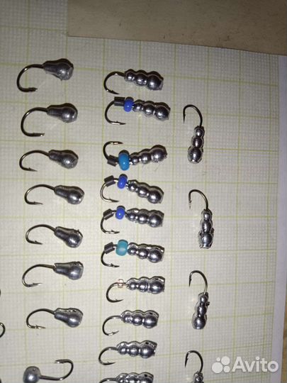 Мормышки зимние набор 70 штук