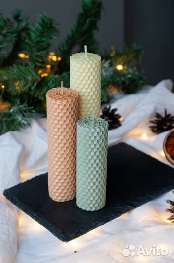 Свечи из вощины / подарки