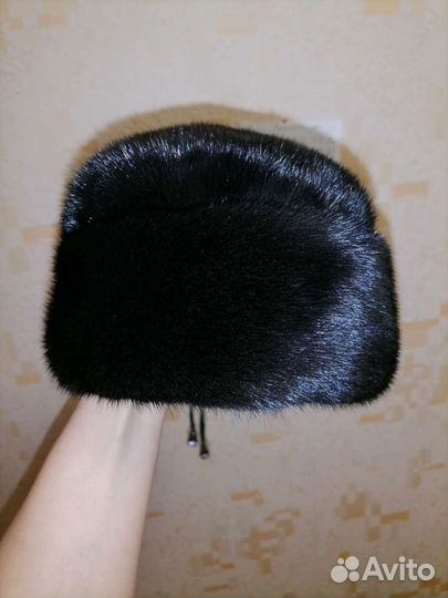 Меховая женская шапка