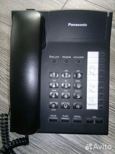 Телефон Panasonic KX-ts2382 отличное состояние б/у