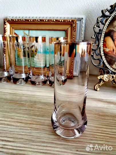 Стаканы старинные Чехия