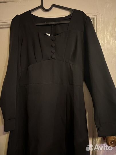 Платье черное размер s 42