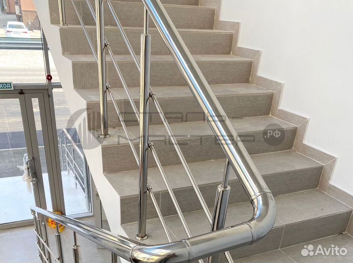 Перила ограждения поручни из нержавеющей стали