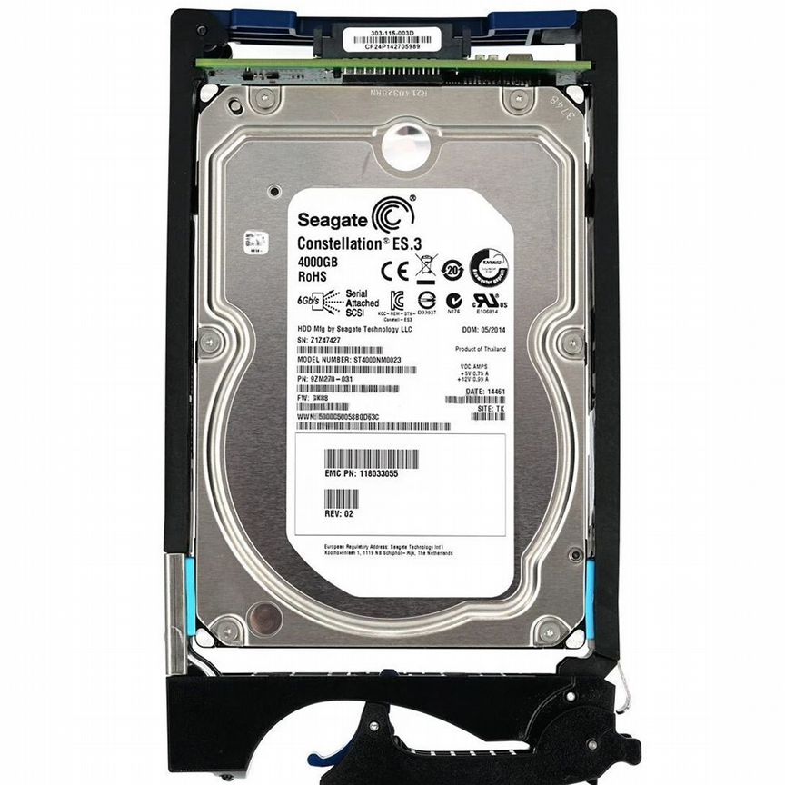 [005050748] Жесткий Диск Emc 4tb Fibre Channel 005050748