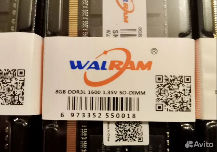 Оперативная память для ноутбука ddr3 4gb 8gb новая