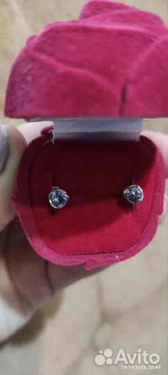 Серьги серебро