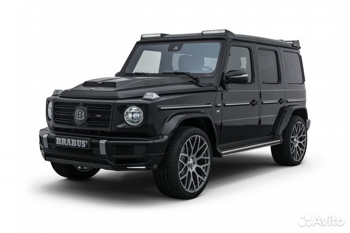 Губа переднего бампера Brabus - пластик