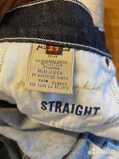 Джинсы 7 For All Mankind Straight