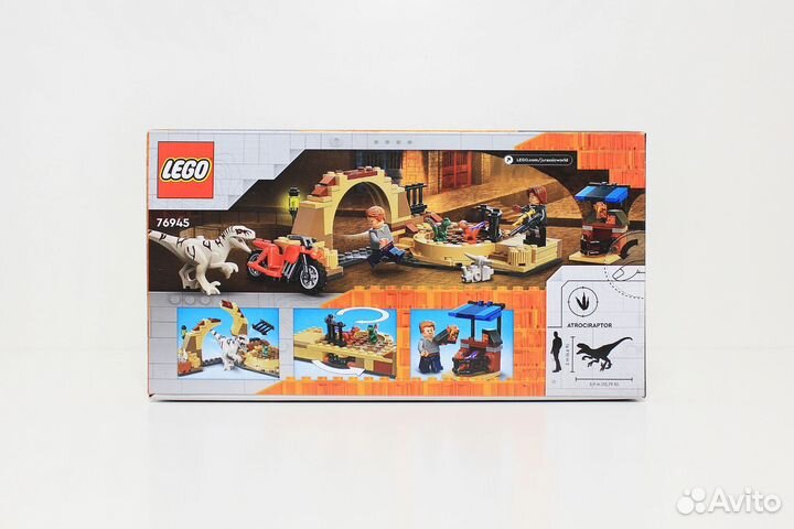 Lego Jurassic World 76945 Atrociraptor: Bike Chase