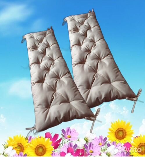 Матрас для садовых качелей, подушки на скамейки