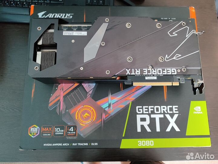 Видеокарта gigabyte aorus GeForce RTX 3080 xtreme