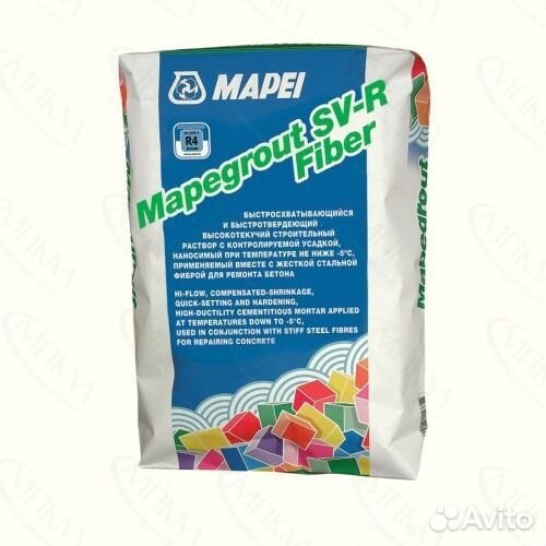 Mapegrout SF, TM mapei, (25кг), (Россия), Смесь сухая растворная ремонтная объемно-восстановительная