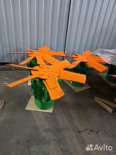 Сушильные камеры древесины - осевые вентиляторы