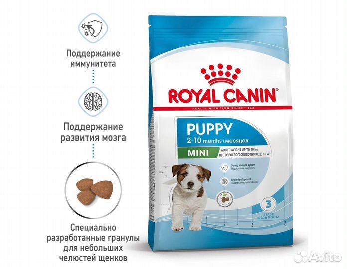 Корм Royal Сanin Mini Puppy д/щенков мелких пород