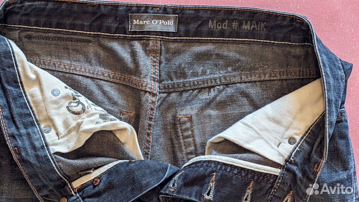 Джинсы мужские синего цвета р. 48