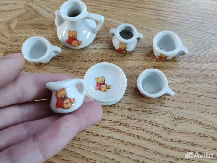 Набор мини посуды для куклы Барби