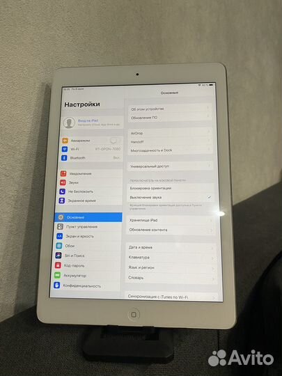 iPad Air 1 32Gb Wi-Fi Silver A1474 iOS 12.5.7 94%