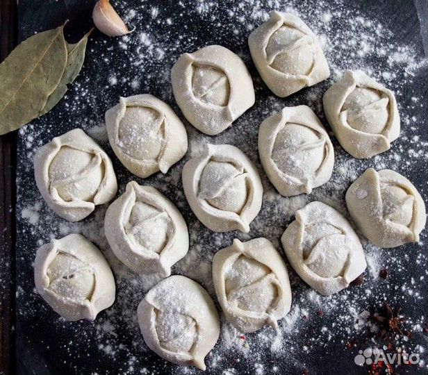 Пельмени свино-говяжьи,курзе,манты,вареники,блины