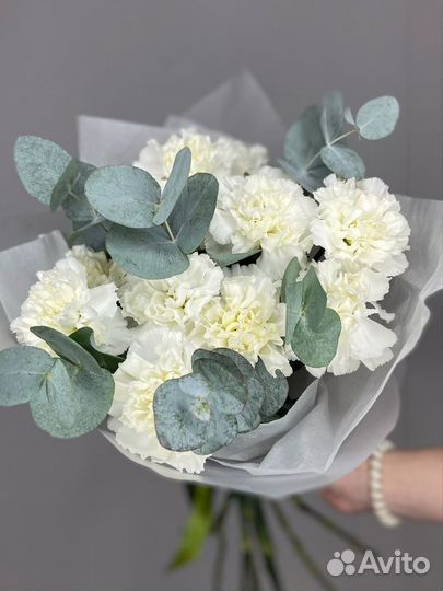 Букет из диантусов гвоздики