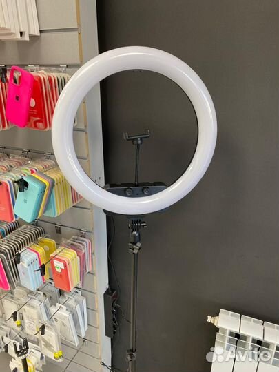 Кольцевая лампа 26-55см