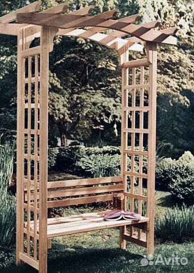 Пергола садовая деревянная