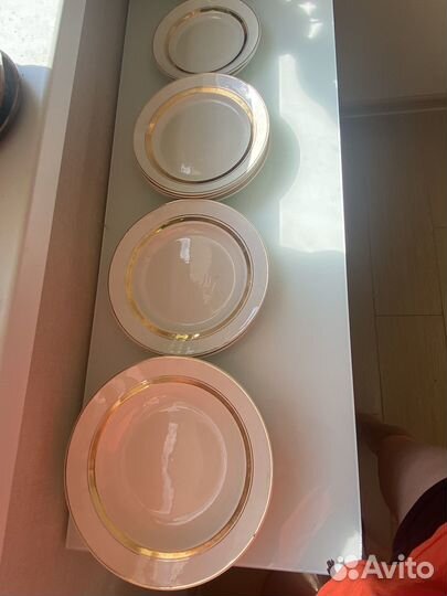 Тарелки сервиза зик СССР