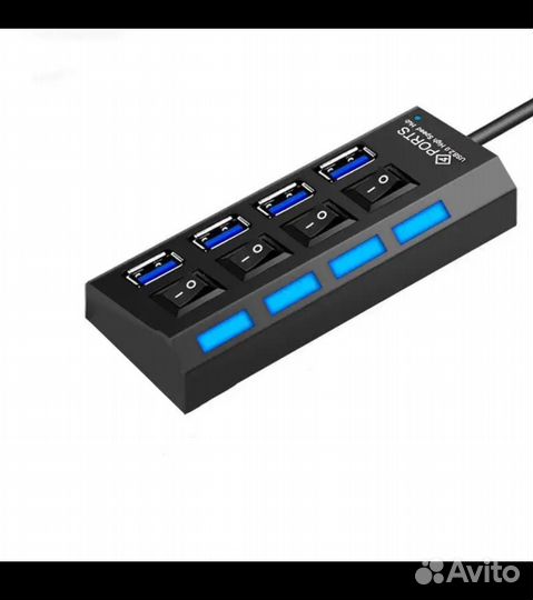 Usb разветвитель, Usb сплиттер на 4 порта