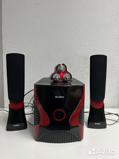Sven MS-1020, акустика 2.1, колонки, 60Вт