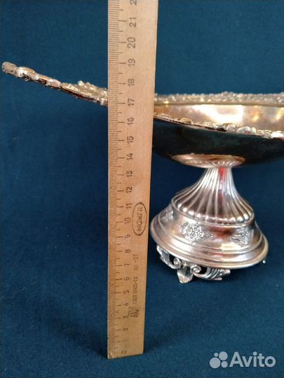 Ваза для фруктов/фруктовница металл