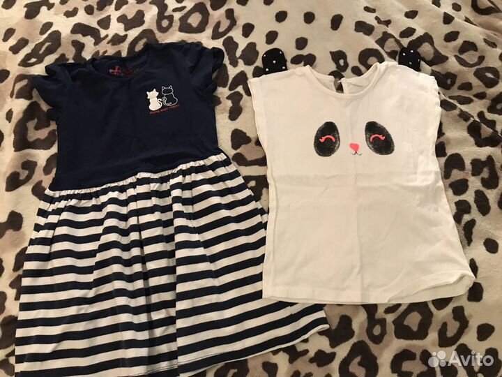 Детские вещи для девочки 110 116 122