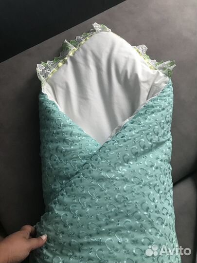 Конверт- одеяло на выписку зимний