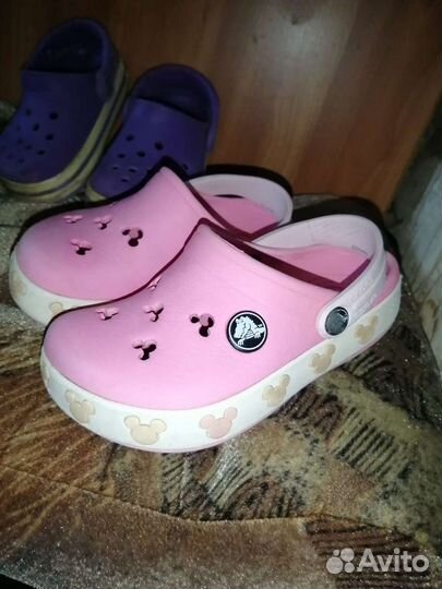 Сабо crocs детские для девочек
