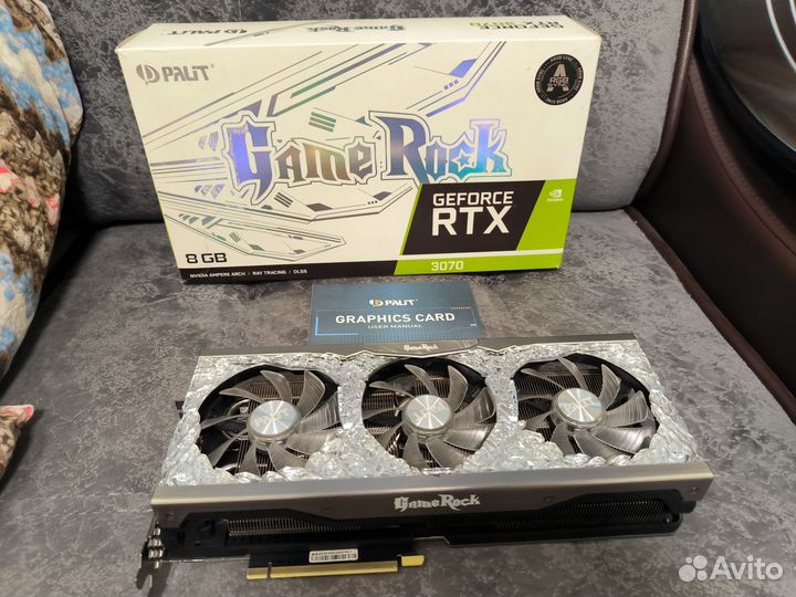 Видеокарта RTX 3070 Palit GameRock 8Gb