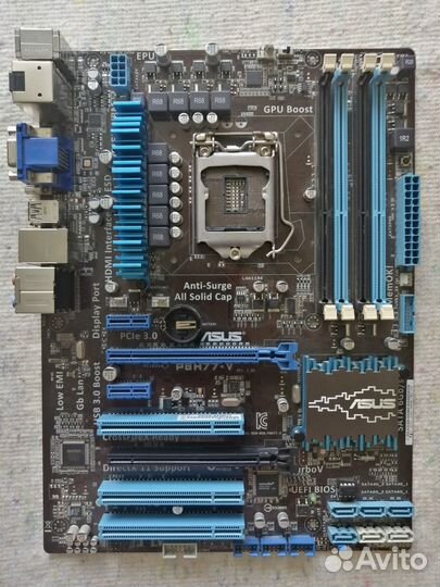 Материнская плата asus P8H77-V Socket LGA1155 DDR3
