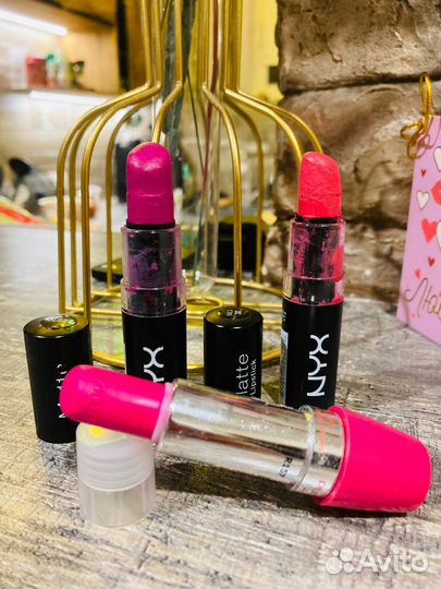 Набор помад nyx, pupa