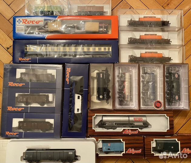 Вагоны roco, brawa, fleischmann, liliput 1:87