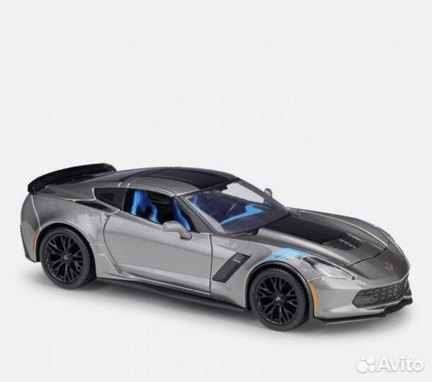Модель Corvette Grand sport 2017 Maisto 1:24